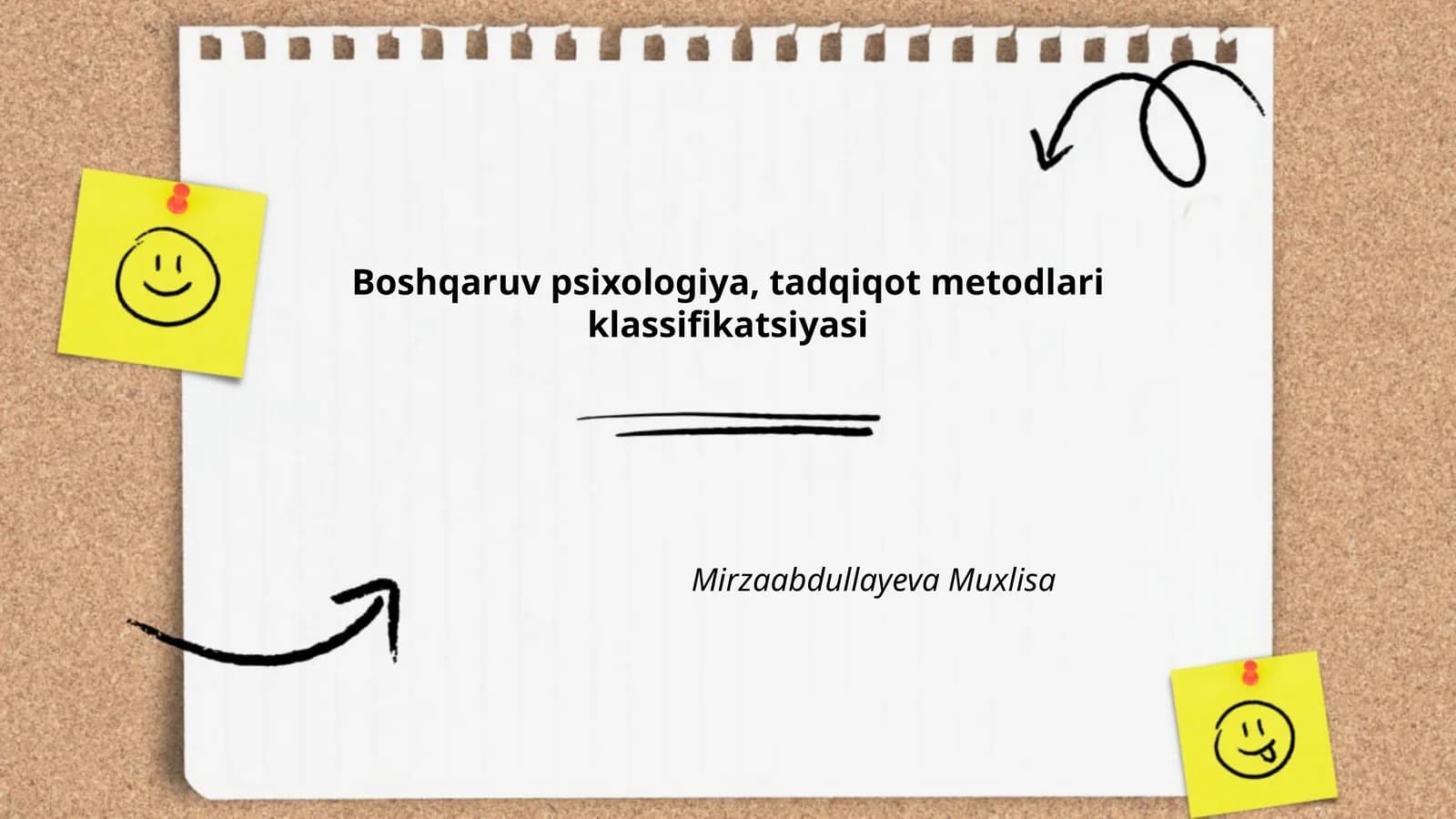 Boshqaruv psixologiya, tadqiqot metodlari klassifikatsiyasi