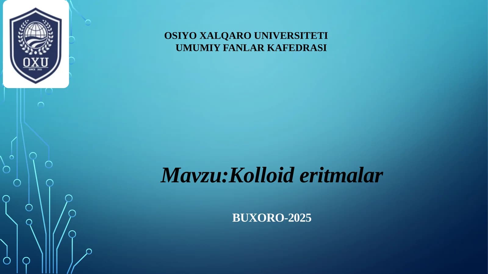 Kolloid eritmalar