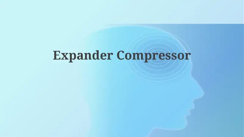 Ekspander-kompressorlar