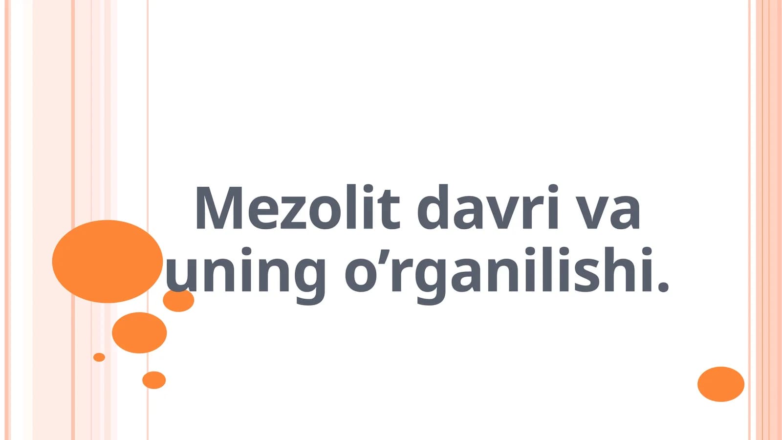Mezolit davri
