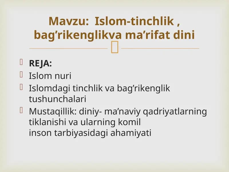 Islom nuri