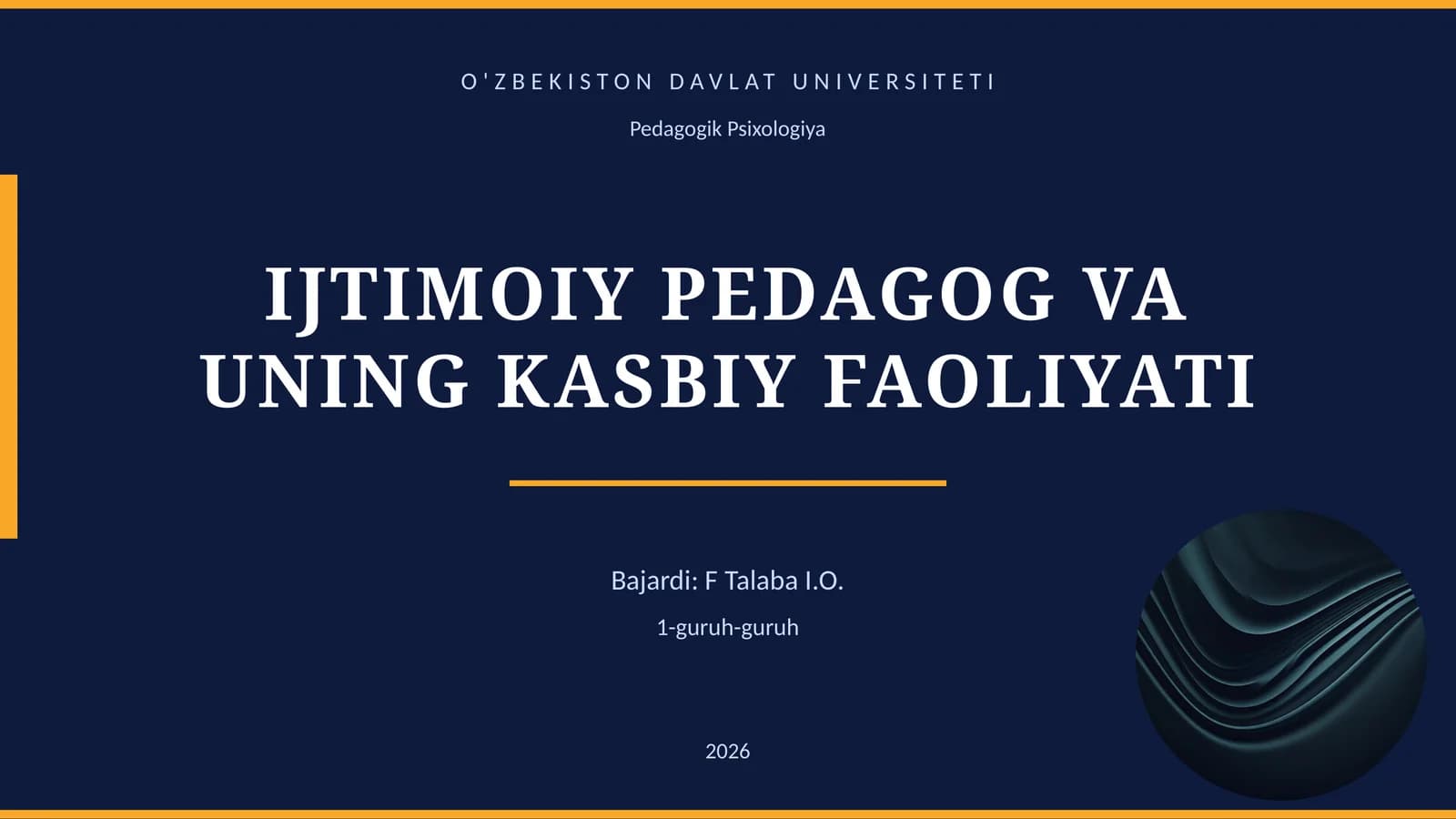 IJTIMOIY PEDAGOG VA UNING KASBIY FAOLIYATI