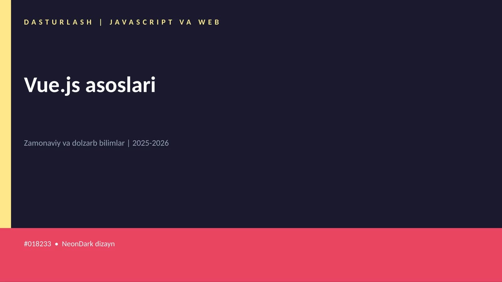 Vue.js asoslari