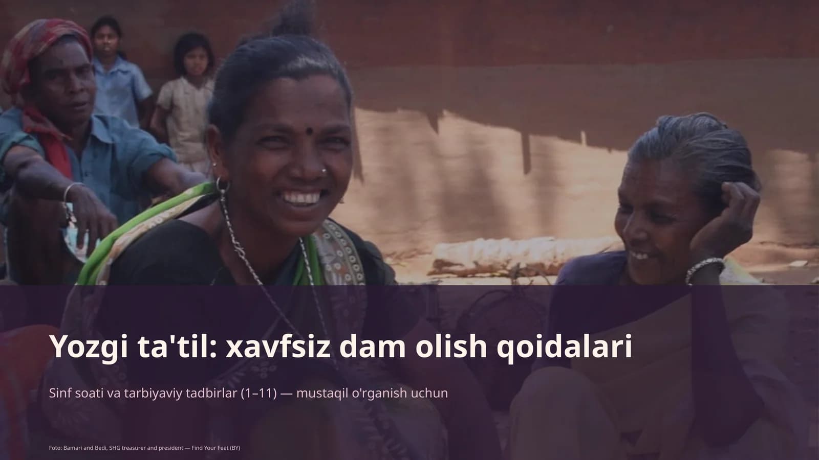 Yozgi ta'til: xavfsiz dam olish qoidalari