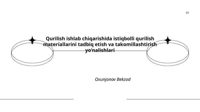 Zamonaviy energiya tejovchi izolyatsiya materiallarini qurilish ishlab chiqarishida joriy etish va optimallashtirish
