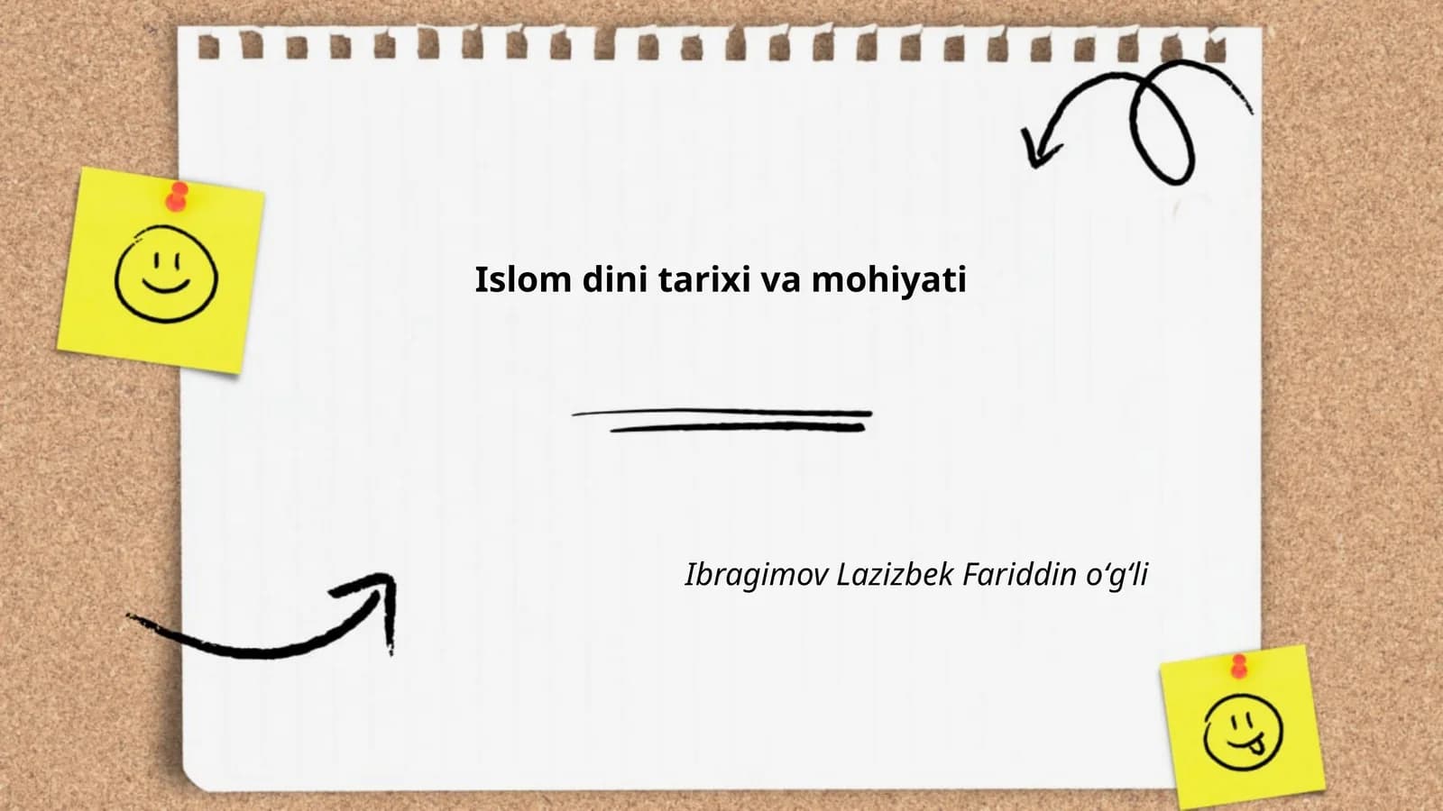 Islom dini tarixi va mohiyati