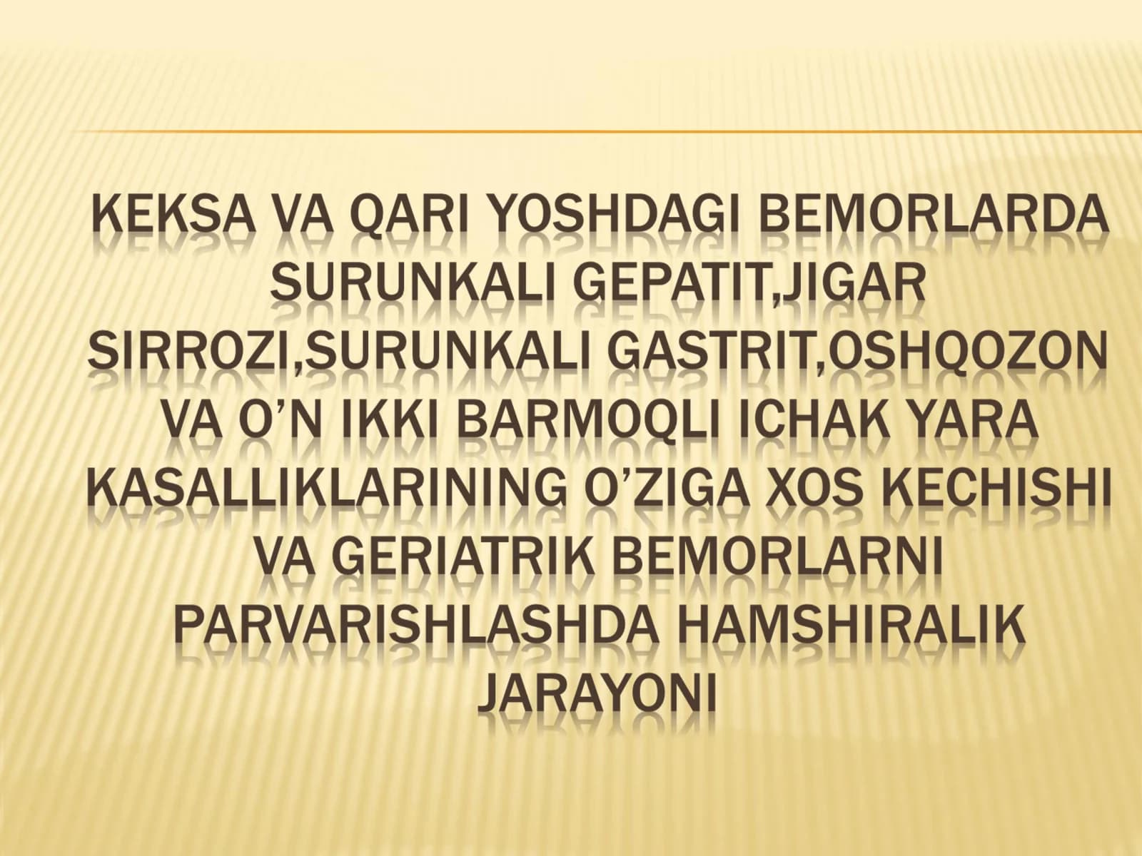 Surunkali Gepatit