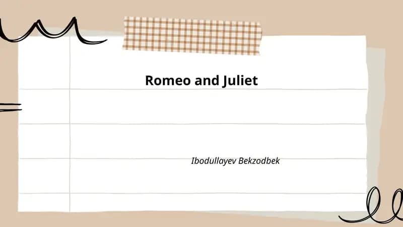 Romeo and Juliet