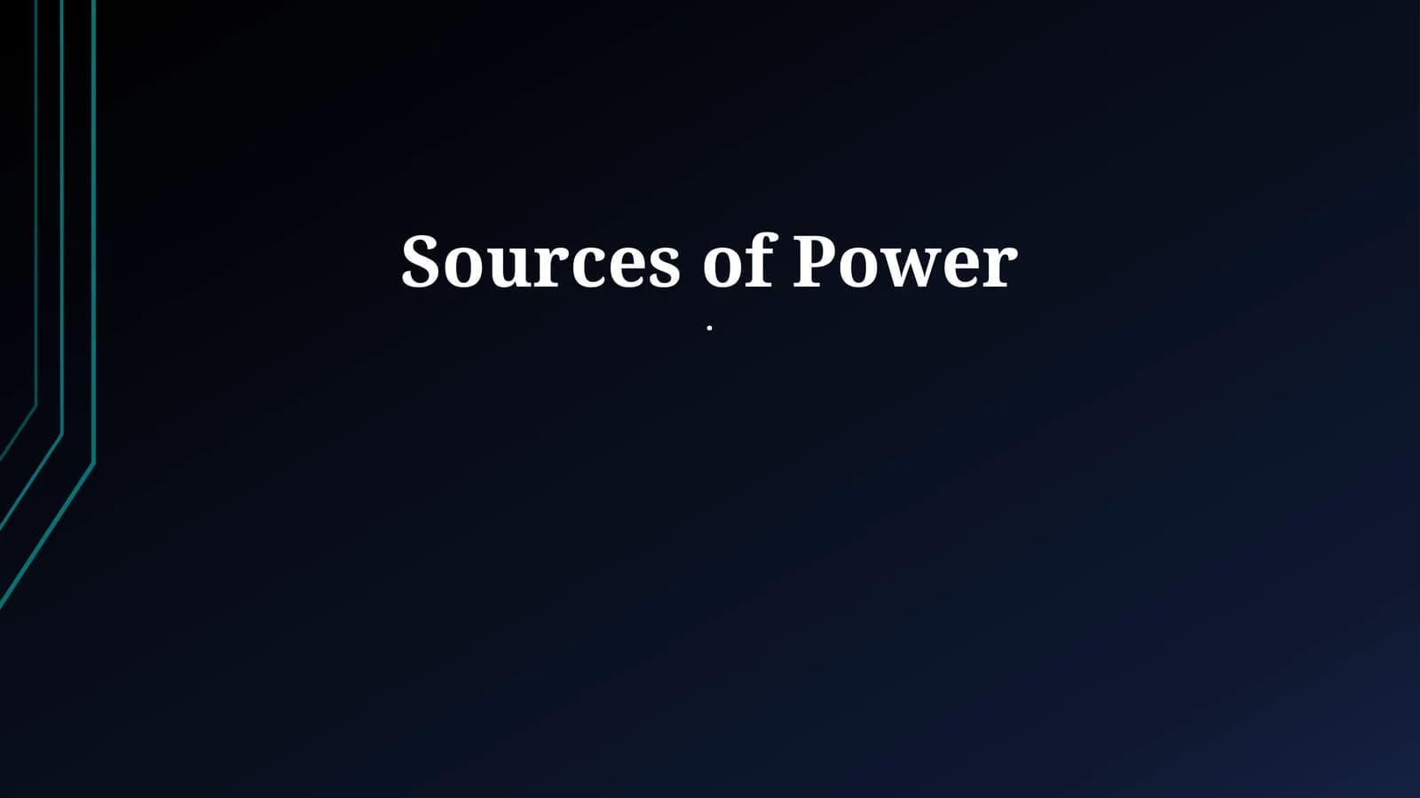Power Dynamics
