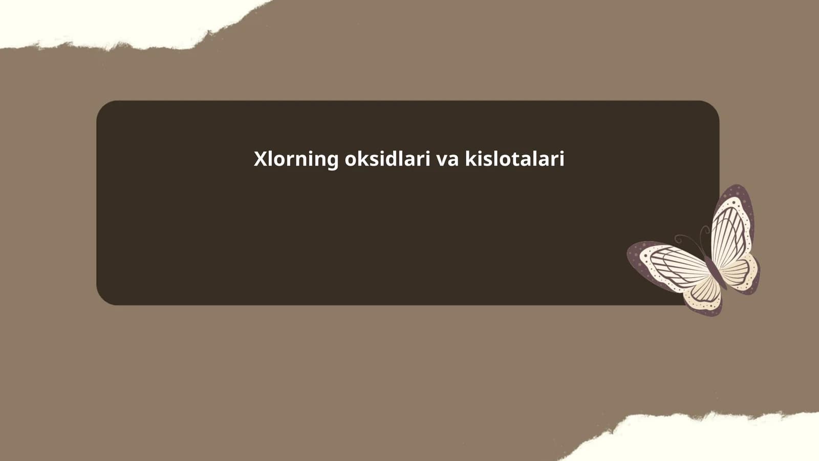 Xlorning oksidlari va kislotalari