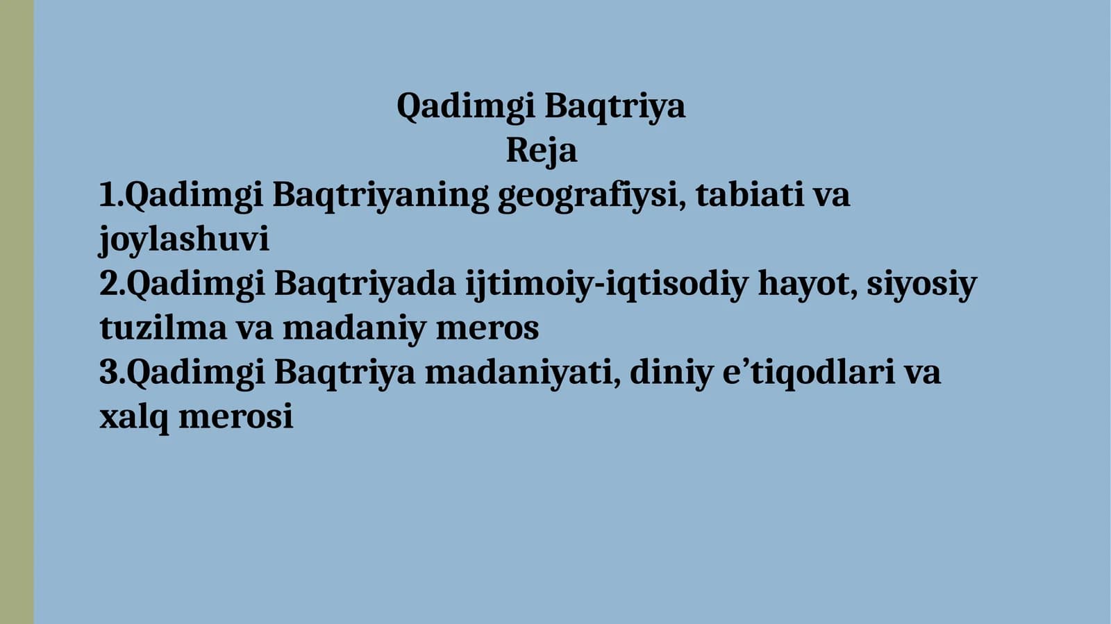 Qadimgi Baqtriya
