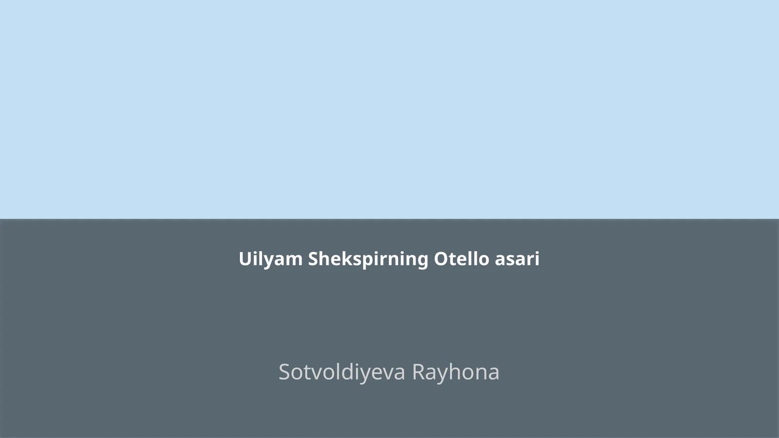 Otello asari