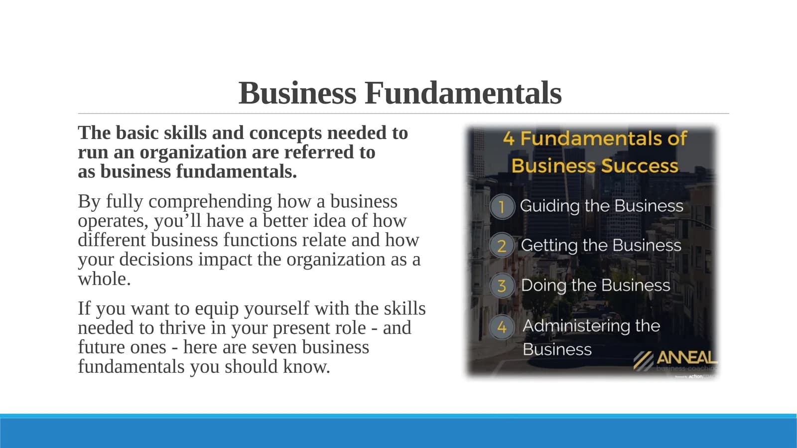 Business Fundamentals