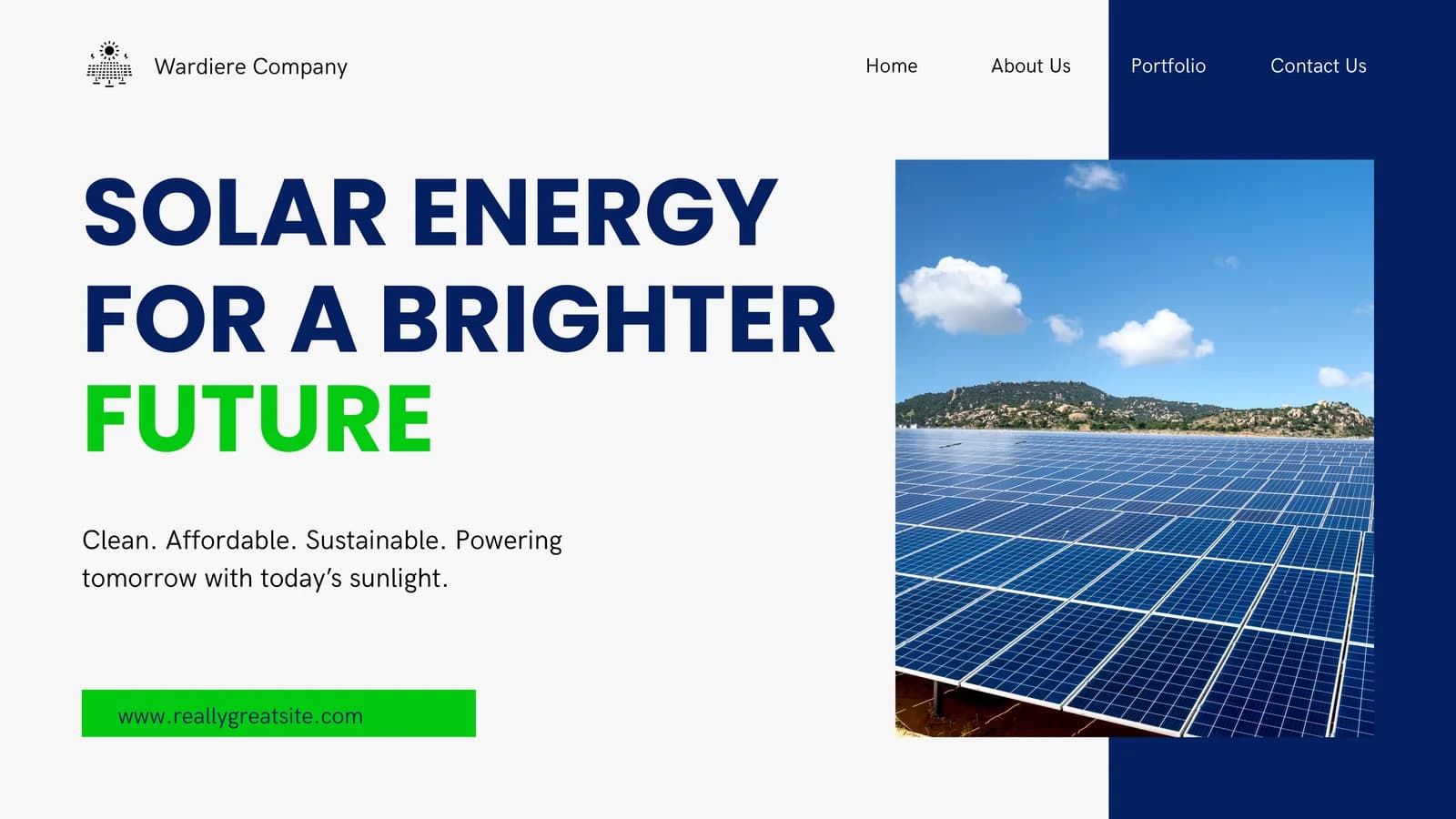 SOLAR ENERGY FOR A BRIGHTER FUTURE