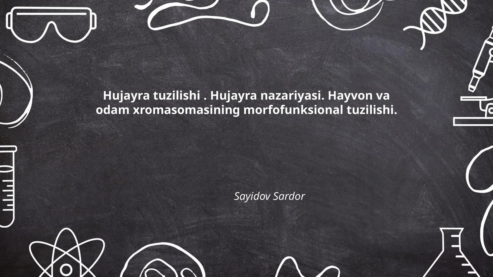 Hujayra tuzilishi