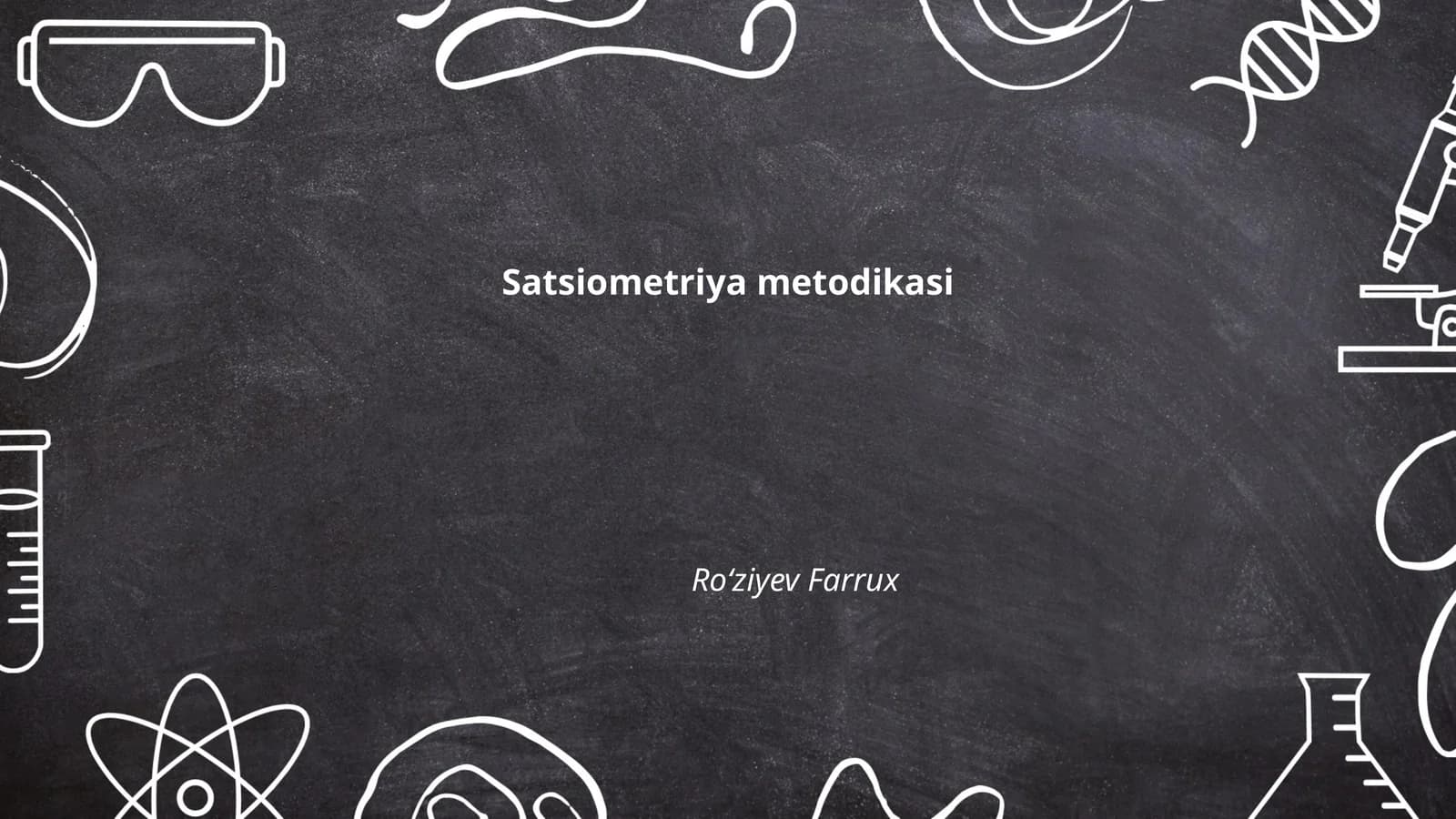 Satsiometriya metodikasi