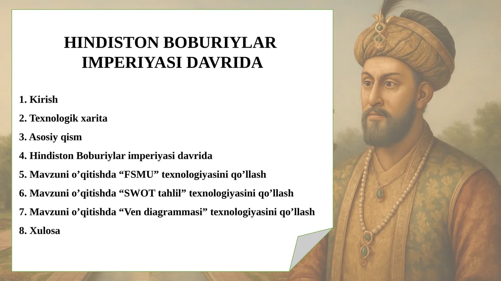 HINDISTON BOBURIYLAR  IMPERIYASI DAVRIDA