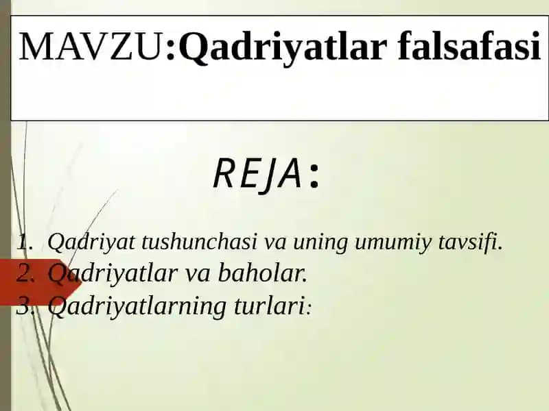 Qadriyatlarfalsafasi