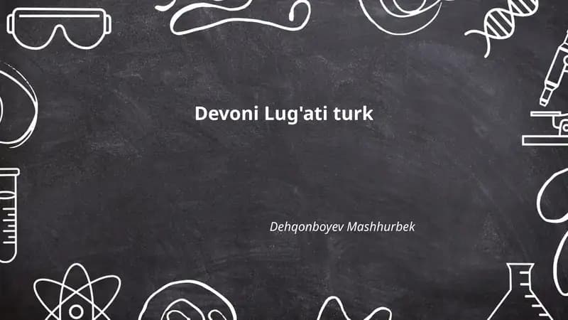 Devoni Lug'ati turk
