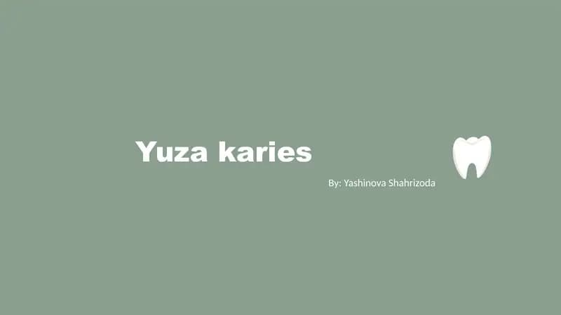 Yuza karies