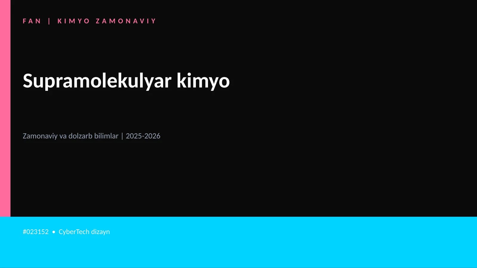 Supramolekulyar kimyo
