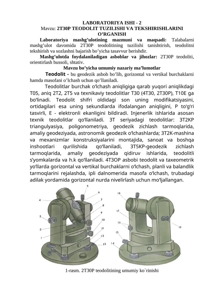 LABORATORIYA ISHI - 2