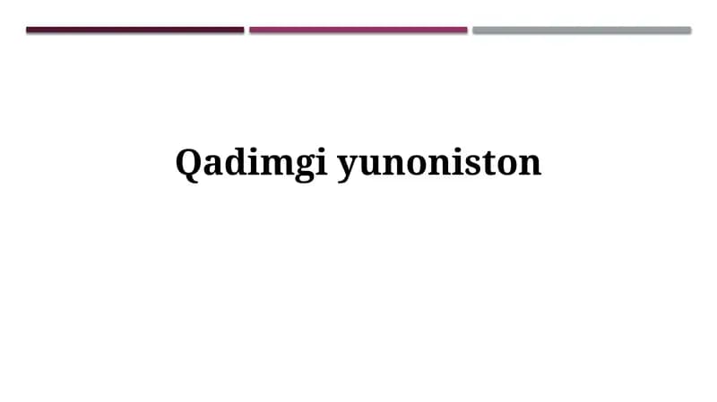 Qadimgiyunoniston