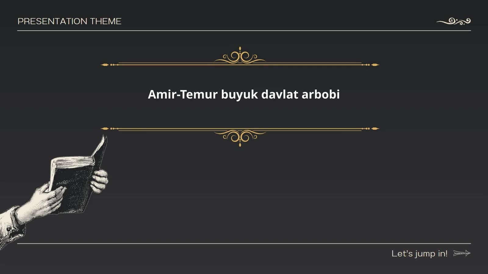 Amir-Temur buyuk davlat arbobi