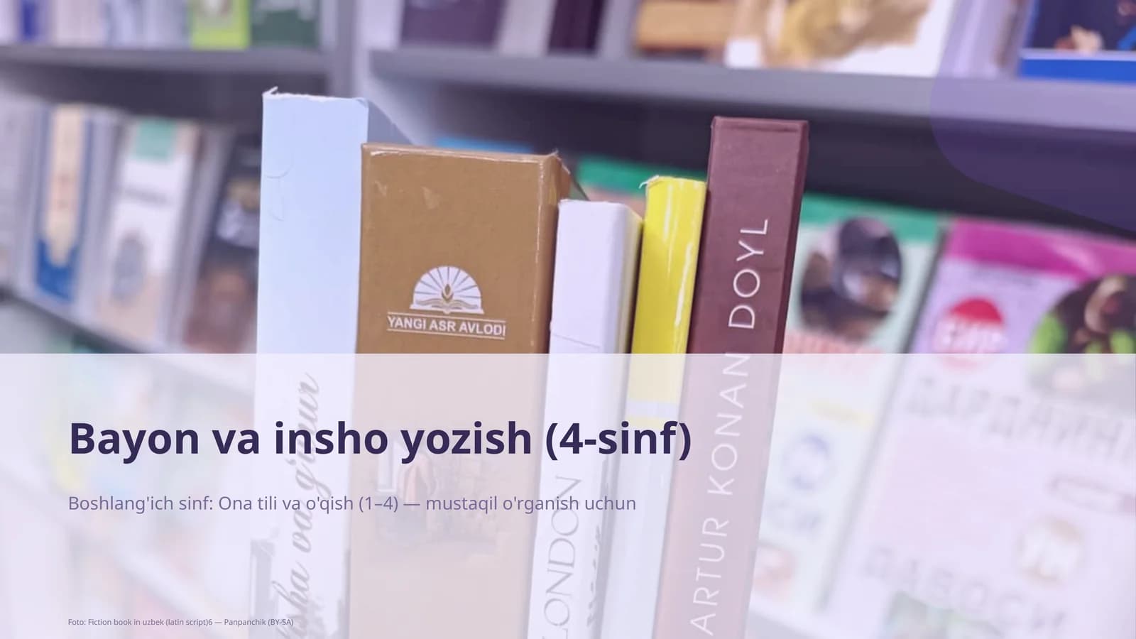Bayon va insho yozish (4-sinf)