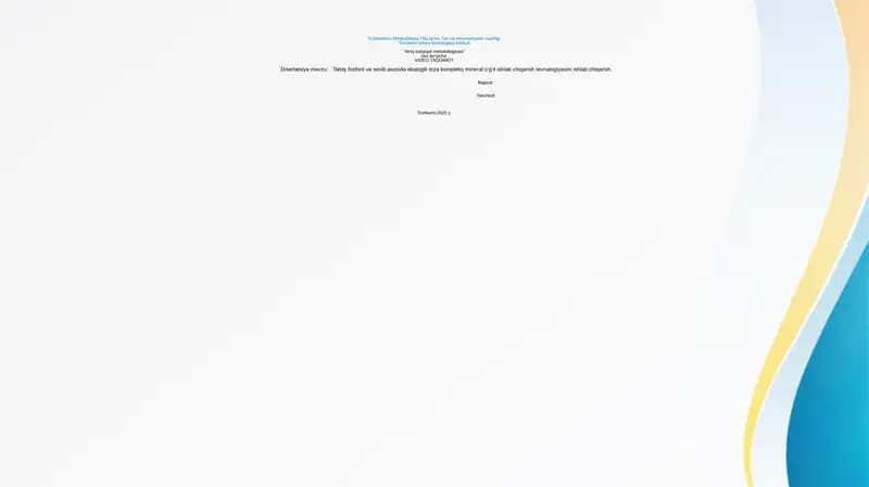 Tabbiy ekologik oʻgʻit ishlab chiqarish