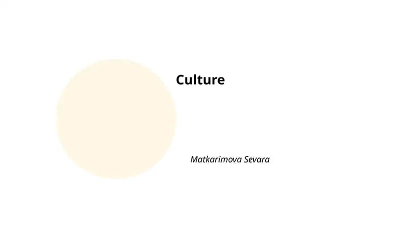 Cultural Identity