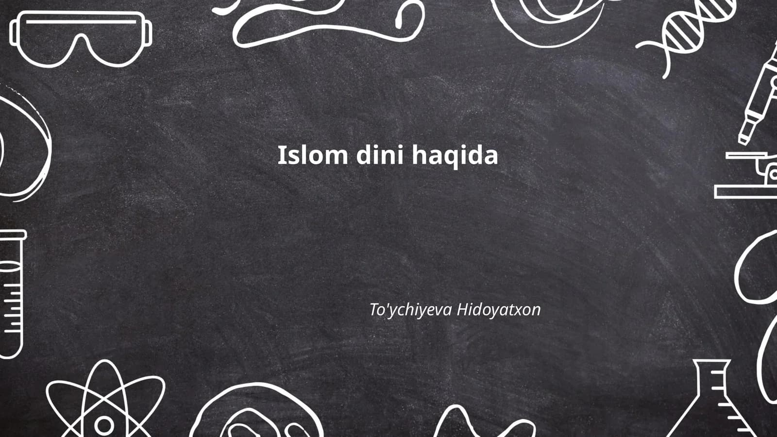 Islom dini haqida