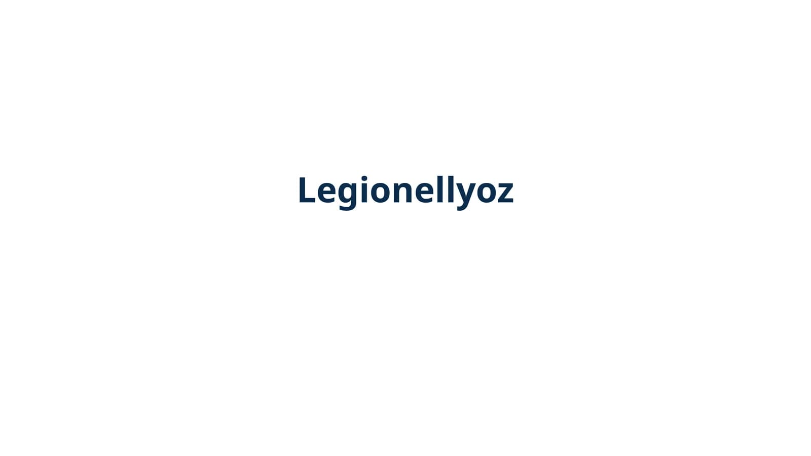 Legionellyoz