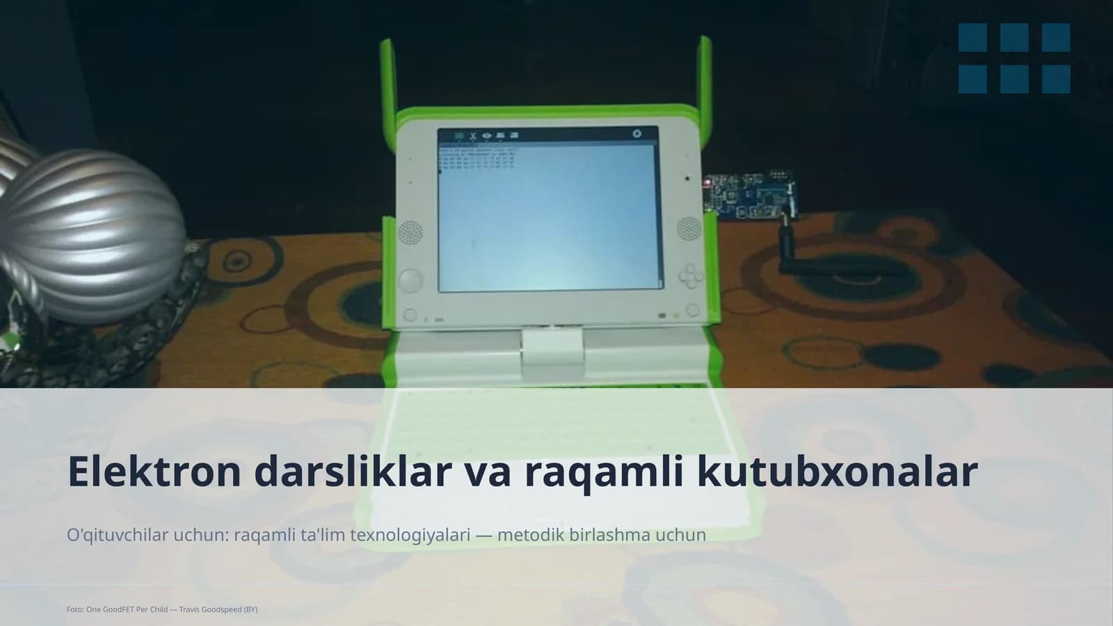 Elektron darsliklar va raqamli kutubxonalar