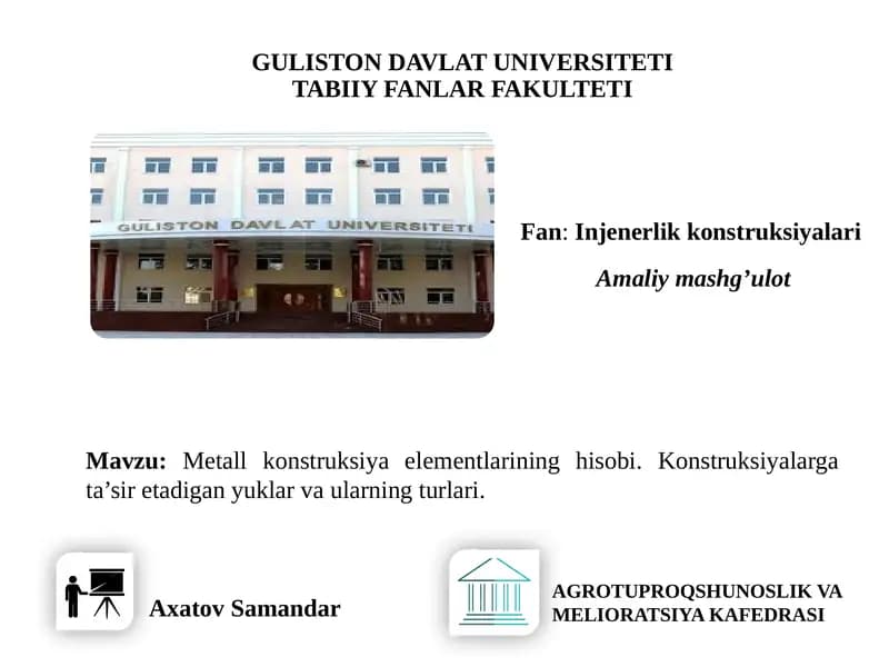 Metall konstruksiyalar