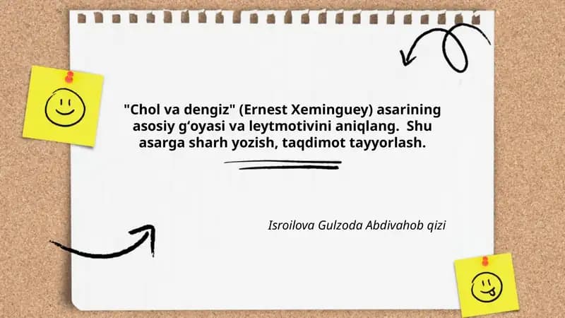 Chol va dengiz