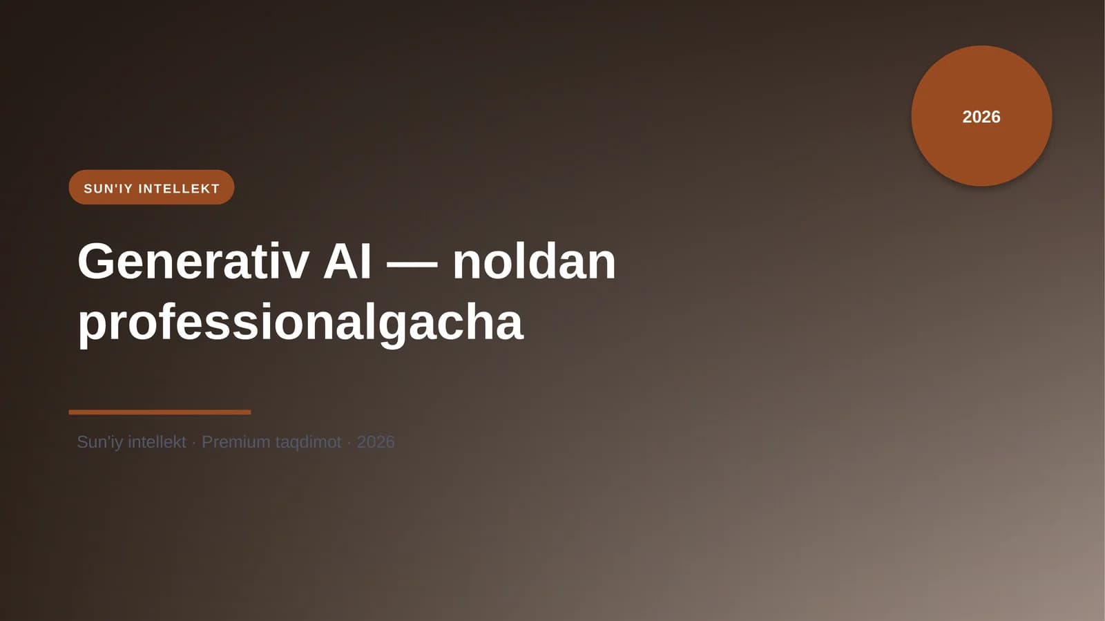 Generativ AI — noldan professionalgacha