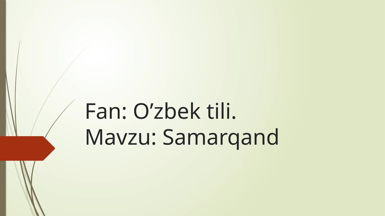Samarqand