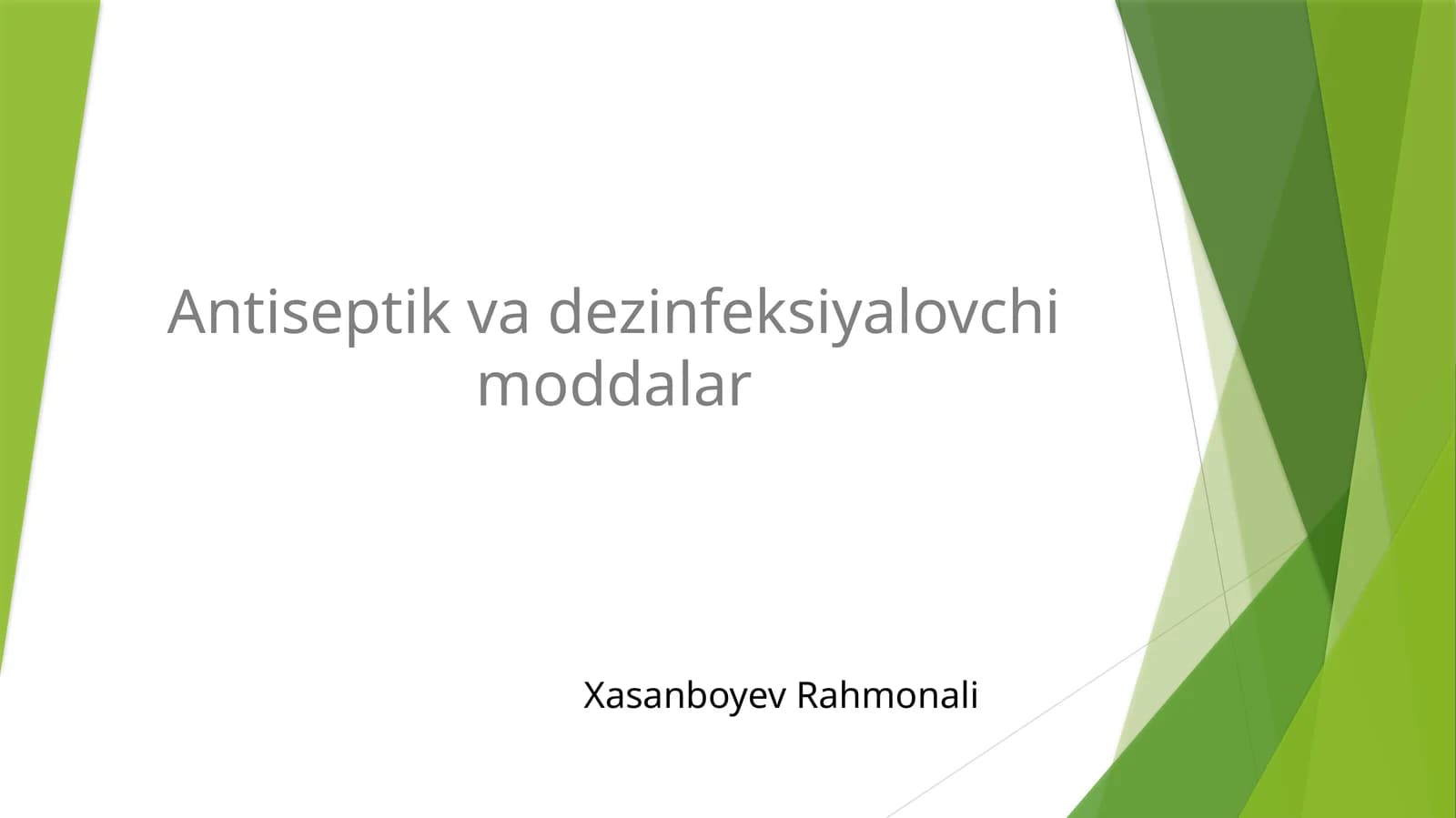 Antiseptik va dezinfeksiya lovçi moddalar