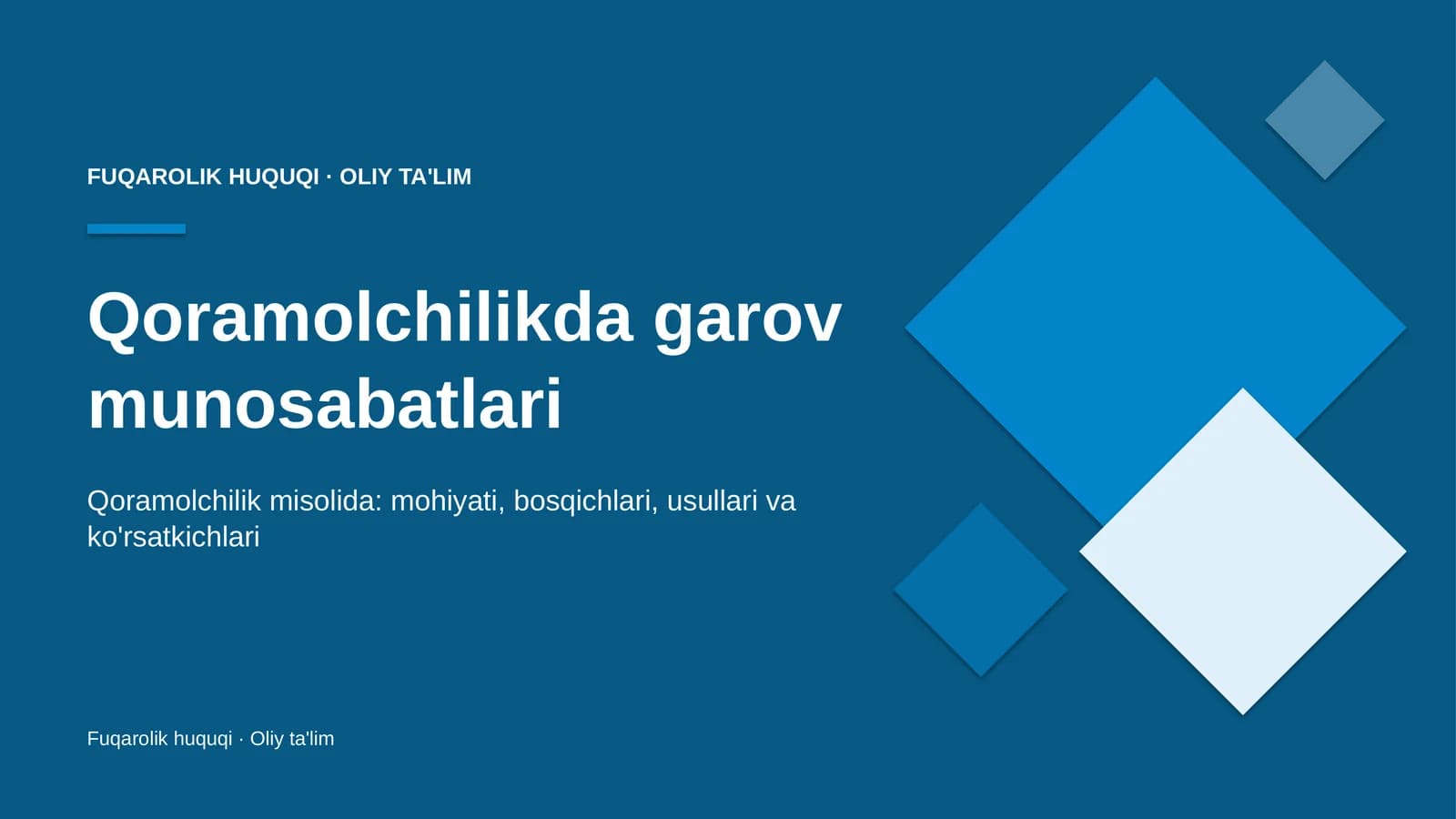 qoramolchilikda garov munosabatlari 6477