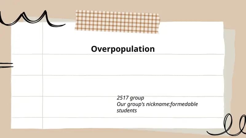Overpopulation