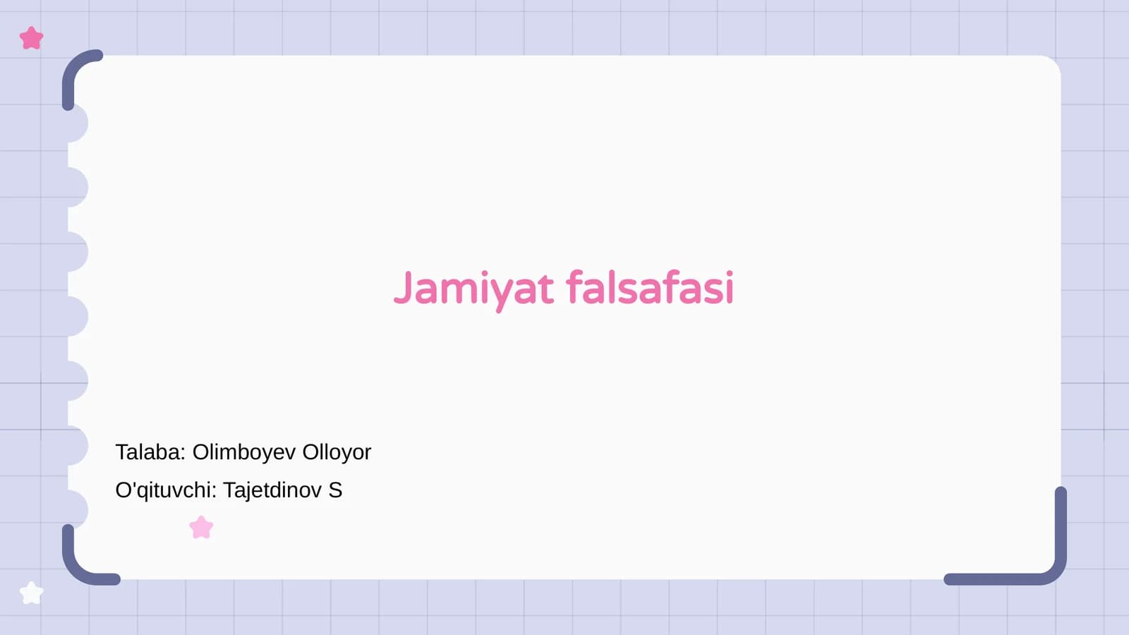 Jamiyat falsafasi