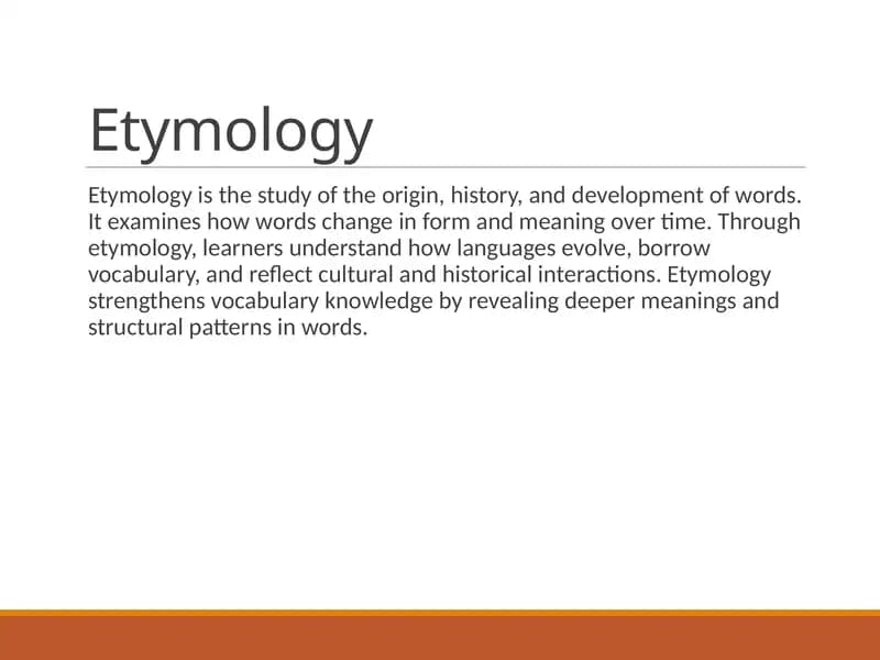 Etymology