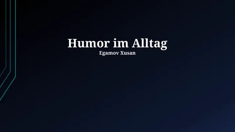 Humor im Alltag