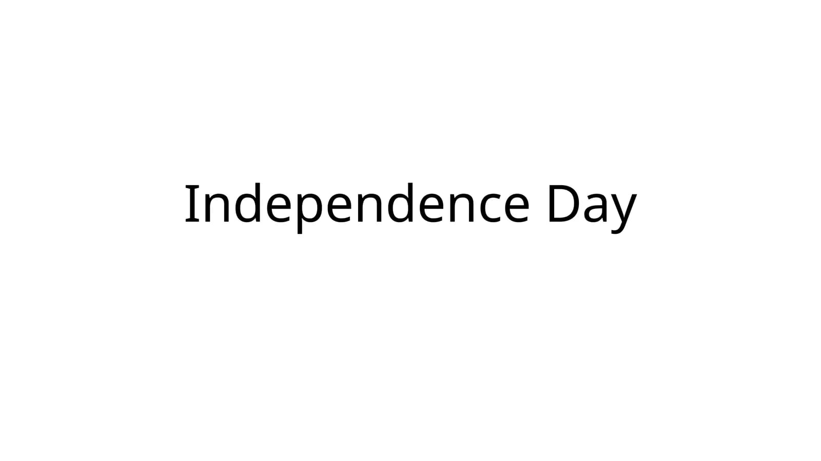 Independence Day