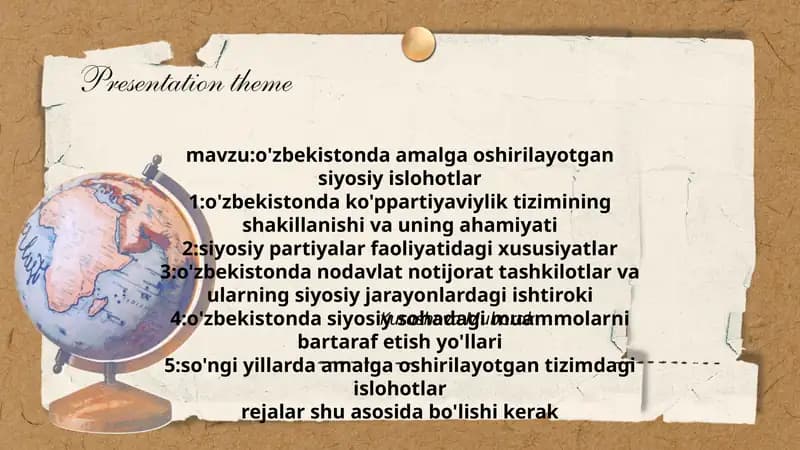 Siyosiy Islohotlar