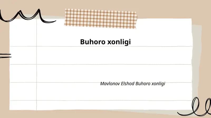 Buhoro xonligi