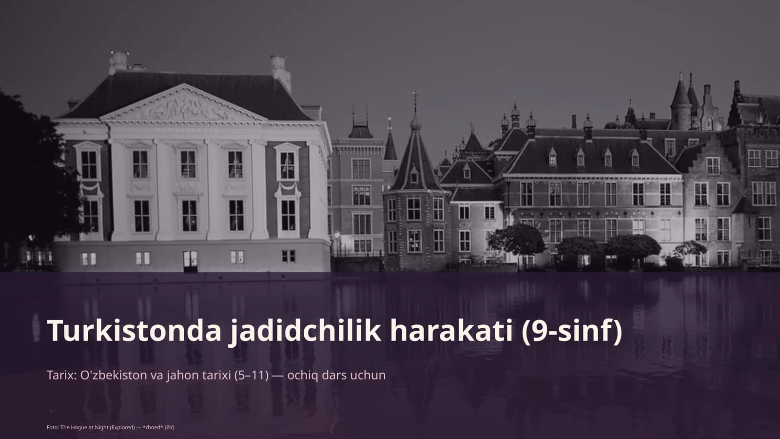 Turkistonda jadidchilik harakati (9-sinf)