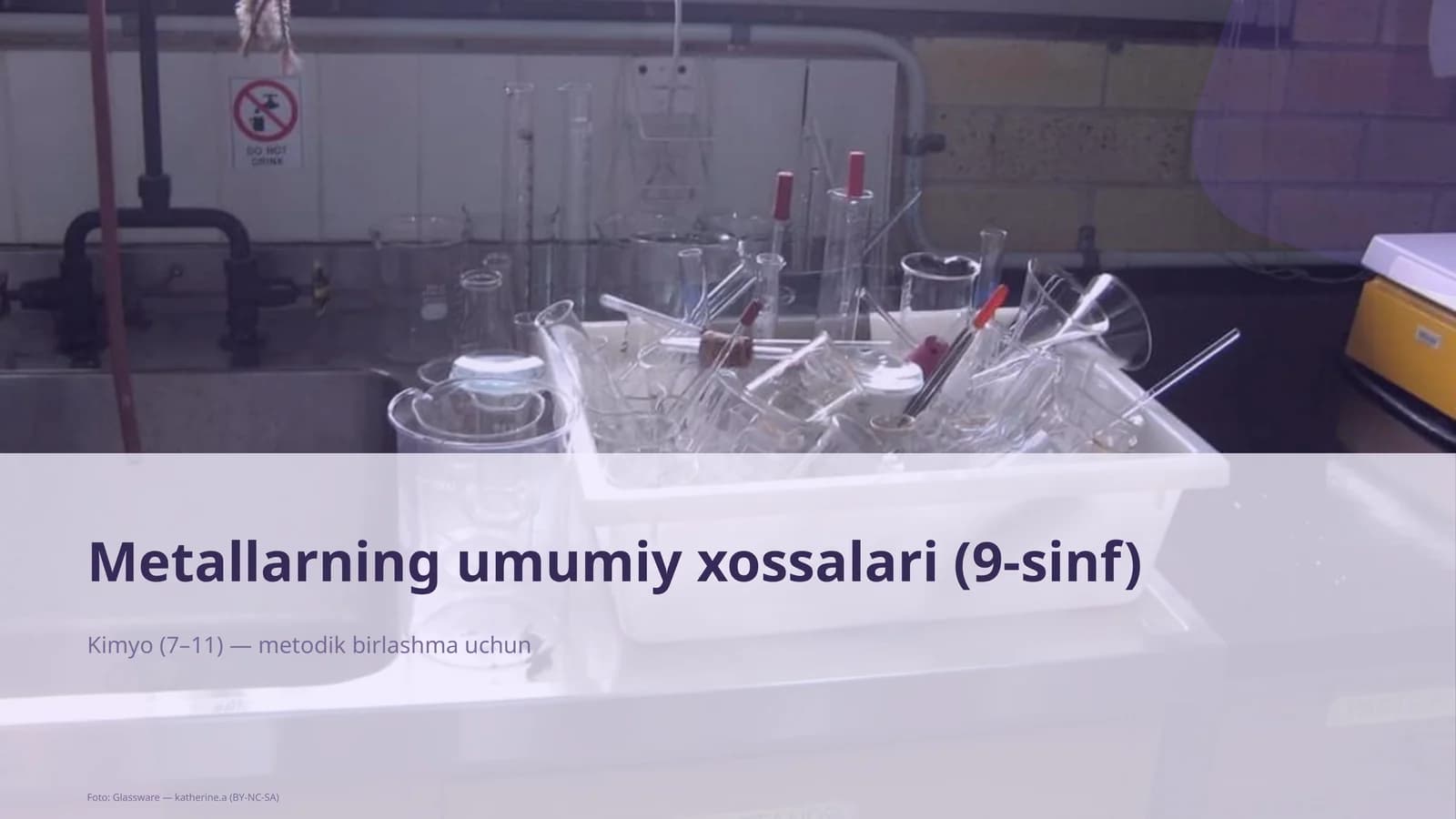 Metallarning umumiy xossalari (9-sinf)