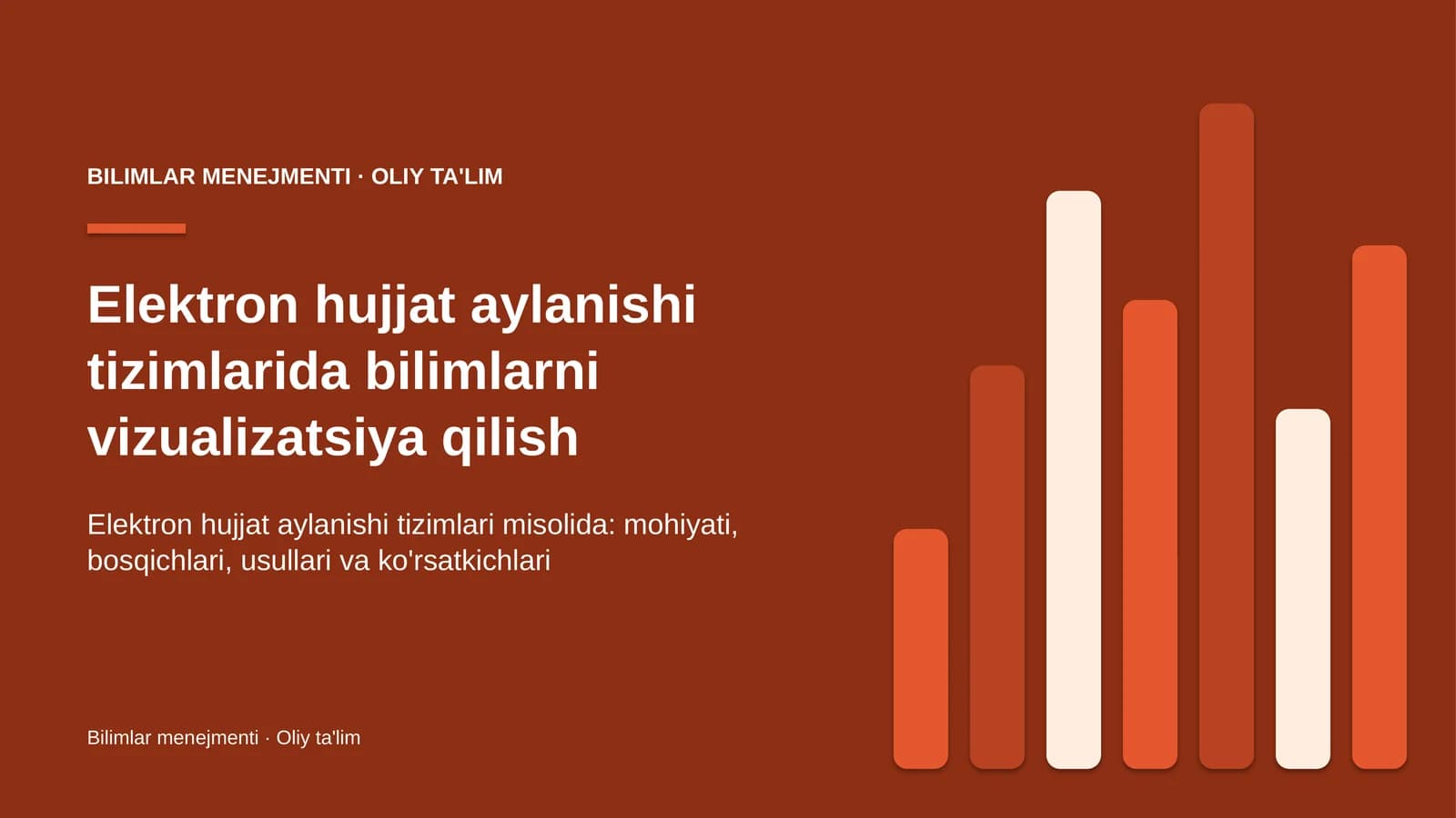 elektron hujjat aylanishi tizimlarida bilimlarni vizualizatsiya qilish 4712
